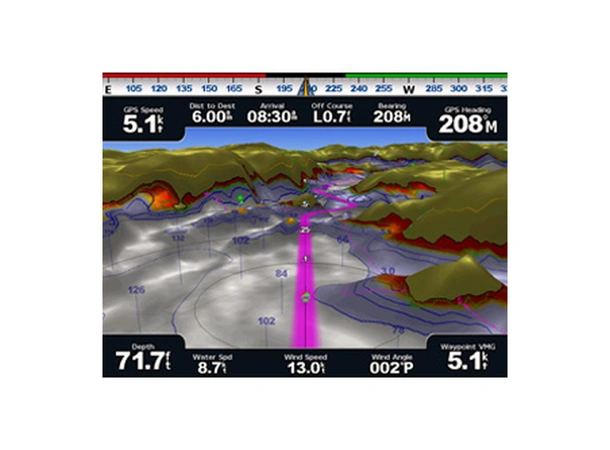 GARMIN Bluechart g3 Vision HD Båtkart til Garmin - 3D - Autoguidance